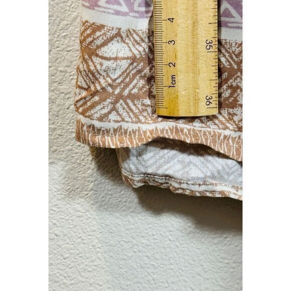 Calista Puff Sleeve Bohemian Dress with Pockets Women's Large - Picture 8 of 10